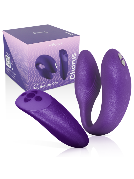 WE VIBE CHORUS VIBRADOR PAREJAS CON CONTROL SQUEEZE LILA