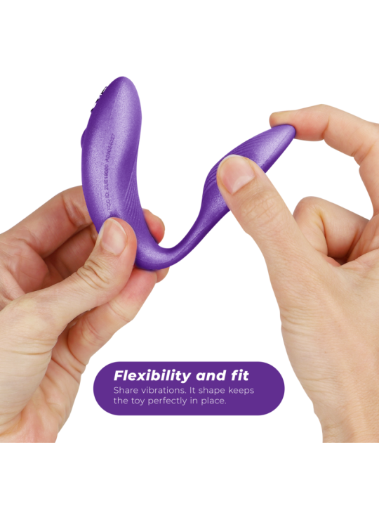 WE VIBE CHORUS VIBRADOR PAREJAS CON CONTROL SQUEEZE LILA