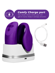 WE VIBE CHORUS VIBRADOR PAREJAS CON CONTROL SQUEEZE LILA