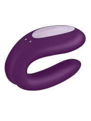 SATISFYER DOUBLE JOY CON APP MORADO