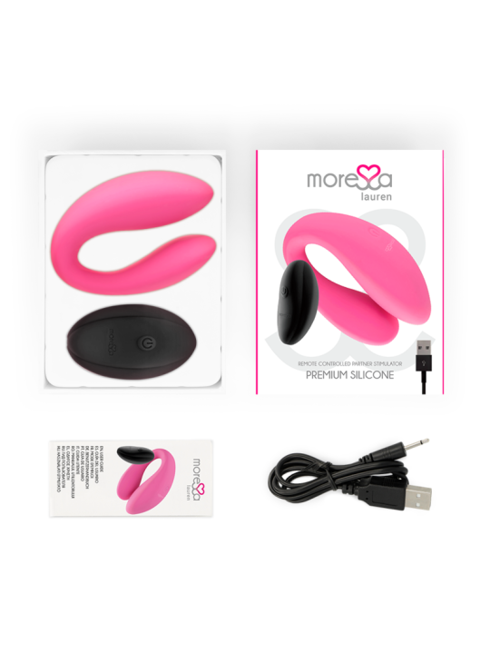 MORESSA LAUREN CONTROL REMOTO ESTIMULADOR PARA PAREJAS