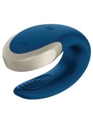 SATISFYER APP DOUBLE LOVE VIBRADOR PAREJAS LUXURY AZUL
