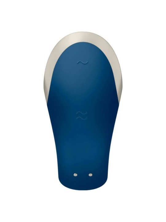 SATISFYER APP DOUBLE LOVE VIBRADOR PAREJAS LUXURY AZUL