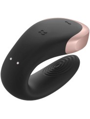 SATISFYER APP DOUBLE LOVE VIBRADOR PAREJAS LUXURY NEGRO