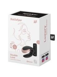 SATISFYER APP DOUBLE LOVE VIBRADOR PAREJAS LUXURY NEGRO