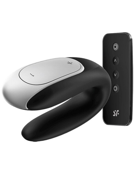 SATISFYER DOUBLE FUN PARTNER VIBRADOR NEGRO