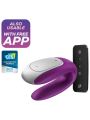 SATISFYER DOUBLE FUN PARTNER VIBRADOR LILA