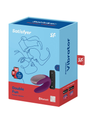 SATISFYER DOUBLE FUN PARTNER VIBRADOR LILA