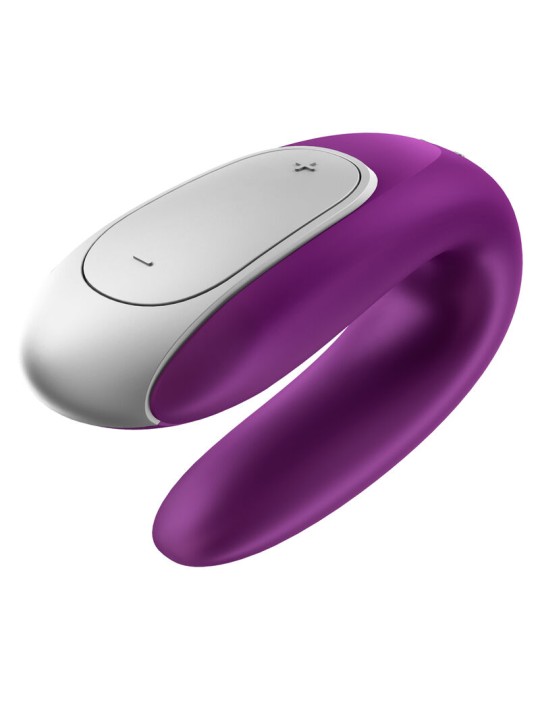 SATISFYER DOUBLE FUN PARTNER VIBRADOR LILA