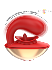 INTENSE MARIAH VIBRADOR ESTIMULADOR EN FORMA DE U 10 VIBRACIONES ROJO