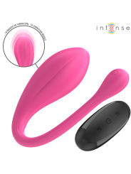 INTENSE JANICE VIBRADOR U DOBLE ESTIMULACION 10 VIBRACIONES ROSA CONTROL REMOTO