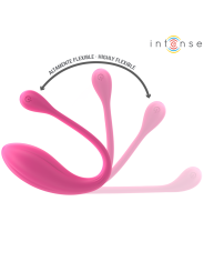 INTENSE JANICE VIBRADOR U DOBLE ESTIMULACION 10 VIBRACIONES ROSA CONTROL REMOTO