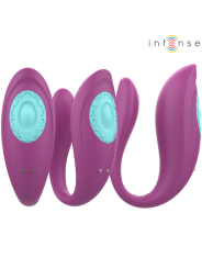 INTENSE ANNIE ESTIMULADOR VIBRADOR FORMA DE U MORADO CONTROL REMOTO