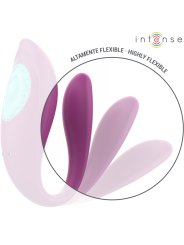 INTENSE ANNIE ESTIMULADOR VIBRADOR FORMA DE U MORADO CONTROL REMOTO