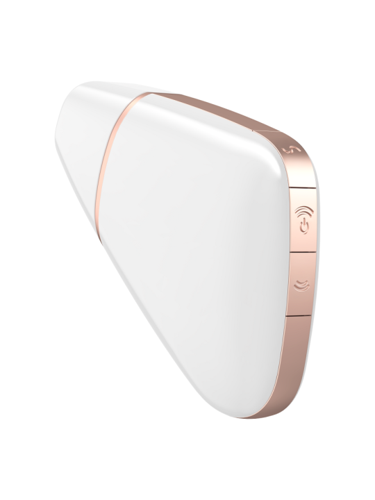SATISFYER LOVE TRIANGLE ESTIMULADOR Y VIBRADOR BLANCO
