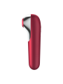 SATISFYER DUAL LOVE VIBRADOR Y SUCCIONADOR CON AIRE PULSADO ROJO