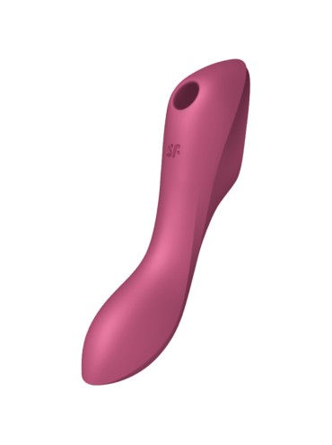 SATISFYER CURVY TRINITY 3 ESTIMULADOR Y VIBRADOR ROJO
