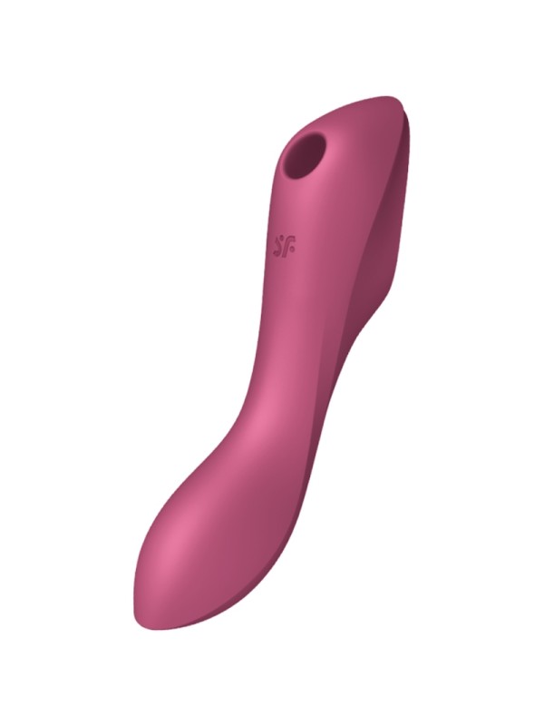 SATISFYER CURVY TRINITY 3 ESTIMULADOR Y VIBRADOR ROJO