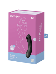 SATISFYER CURVY TRINITY 4 ESTIMULADOR Y VIBRADOR NEGRO