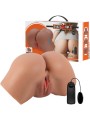 CRAZY BULL HAILEY TRASERO VIBRADOR CON VAGINA Y ANO REALISTICO CONTROL REMOTO