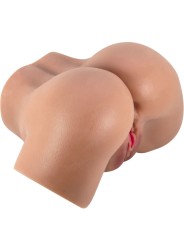 CRAZY BULL HAILEY TRASERO VIBRADOR CON VAGINA Y ANO REALISTICO CONTROL REMOTO