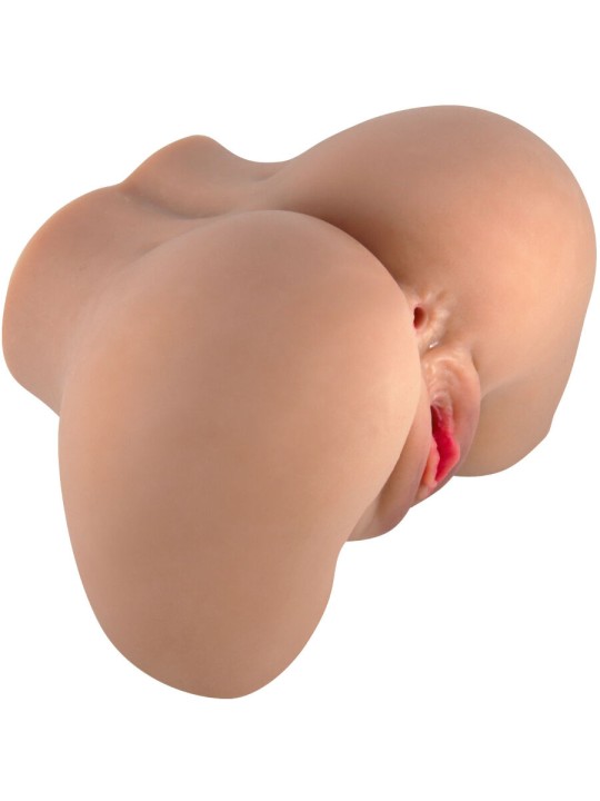 CRAZY BULL MILA TRASERO VIBRADOR CON VAGINA Y ANO REALISTICO CONTROL REMOTO