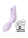 SATISFYER CURVY TRINITY 2 ESTIMULADOR Y VIBRADOR MORADO