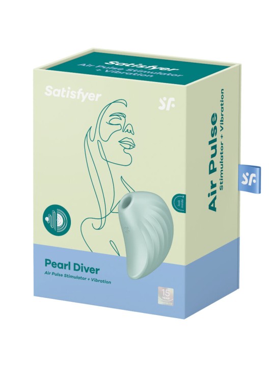 SATISFYER PEARL DIVER ESTIMULADOR Y VIBRADOR VIOLETA