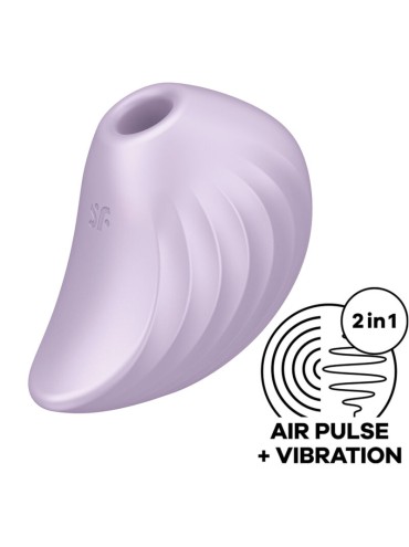 SATISFYER PEARL DIVER ESTIMULADOR Y VIBRADOR VIOLETA