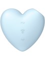 SATISFYER CUTIE HEART ESTIMULADOR Y VIBRADOR AZUL