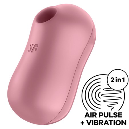 SATISFYER COTTON CANDY ESTIMULADOR Y VIBRADOR LILA