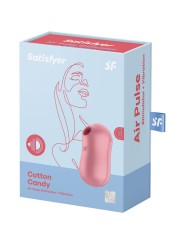 SATISFYER COTTON CANDY ESTIMULADOR Y VIBRADOR LILA