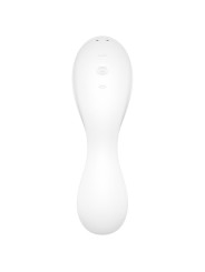 SATISFYER CURVY TRINITY 5 ESTIMULADOR Y VIBRADOR APP AZUL