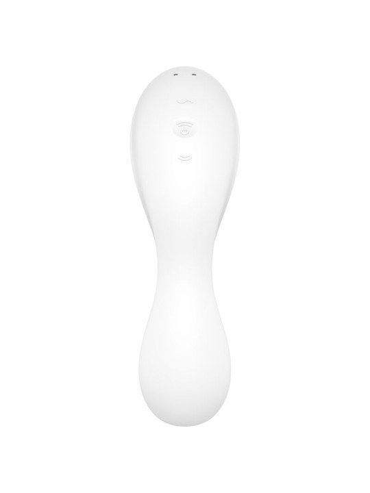 SATISFYER CURVY TRINITY 5 ESTIMULADOR Y VIBRADOR APP AZUL