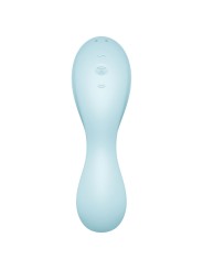 SATISFYER CURVY TRINITY 5 ESTIMULADOR Y VIBRADOR APP AZUL