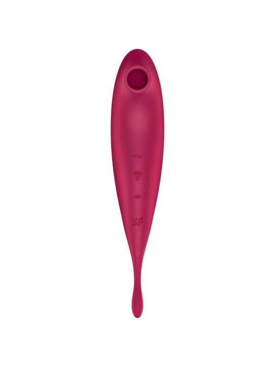 SATISFYER TWIRLING PRO ESTIMULADOR Y VIBRADOR APP VERDE