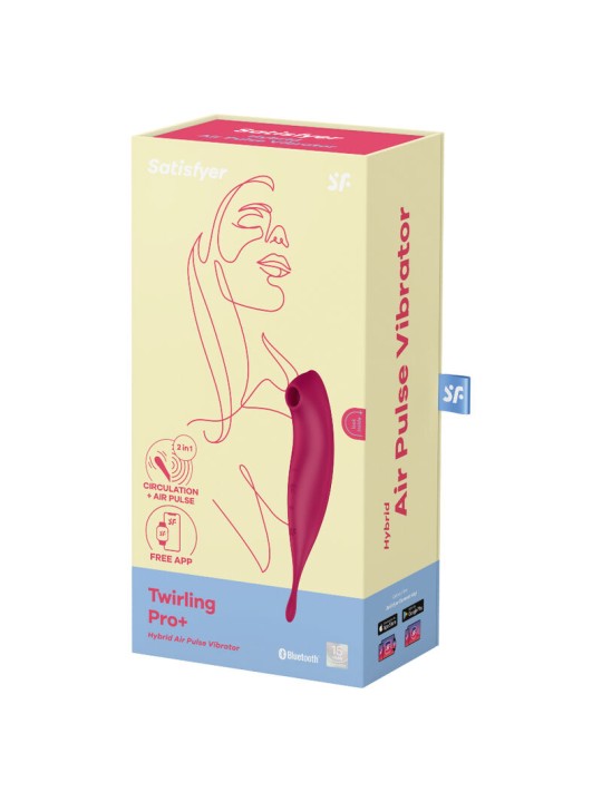 SATISFYER TWIRLING PRO ESTIMULADOR Y VIBRADOR APP VERDE