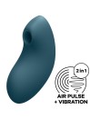 SATISFYER VULVA LOVER 2 ESTIMULADOR Y VIBRADOR AZUL