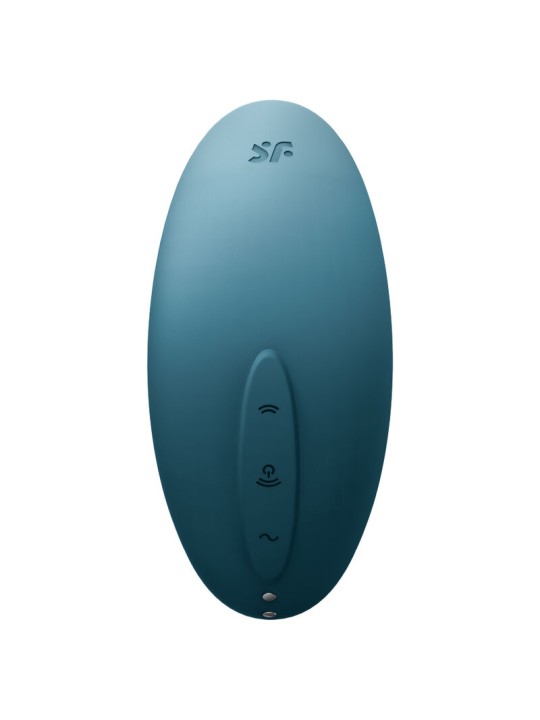 SATISFYER VULVA LOVER 2 ESTIMULADOR Y VIBRADOR AZUL