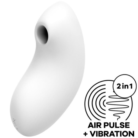SATISFYER VULVA LOVER 2 ESTIMULADOR Y VIBRADOR AZUL