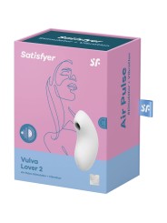 SATISFYER VULVA LOVER 2 ESTIMULADOR Y VIBRADOR AZUL