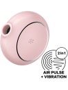 SATISFYER PRO TO GO 3 ESTIMULADOR Y VIBRADOR DOBLE NEGRO