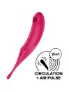 SATISFYER TWIRLING PRO ESTIMULADOR Y VIBRADOR ROJO