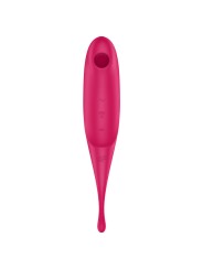 SATISFYER TWIRLING PRO ESTIMULADOR Y VIBRADOR ROJO