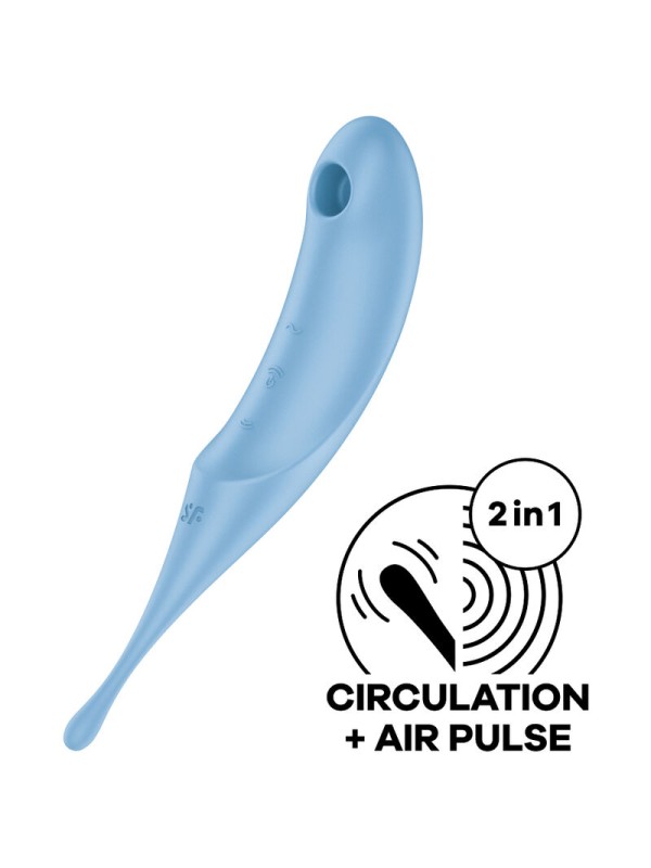 SATISFYER TWIRLING PRO ESTIMULADOR Y VIBRADOR ROJO
