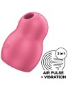 SATISFYER PRO TO GO 1 ESTIMULADOR Y VIBRADOR DOBLE VERDE