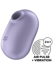 SATISFYER PRO TO GO 2 ESTIMULADOR Y VIBRADOR DOBLE BEIGE
