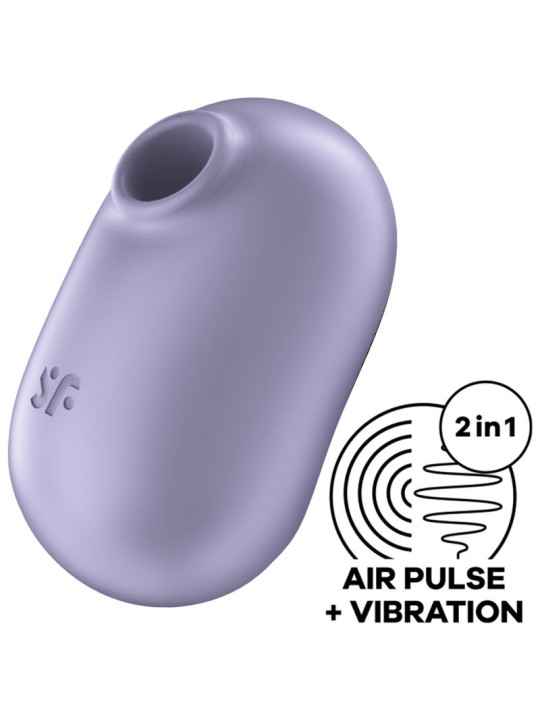 SATISFYER PRO TO GO 2 ESTIMULADOR Y VIBRADOR DOBLE BEIGE