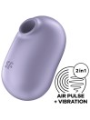SATISFYER PRO TO GO 2 ESTIMULADOR Y VIBRADOR DOBLE BEIGE