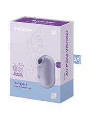 SATISFYER PRO TO GO 2 ESTIMULADOR Y VIBRADOR DOBLE BEIGE
